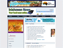 Tablet Screenshot of inishowennews.com